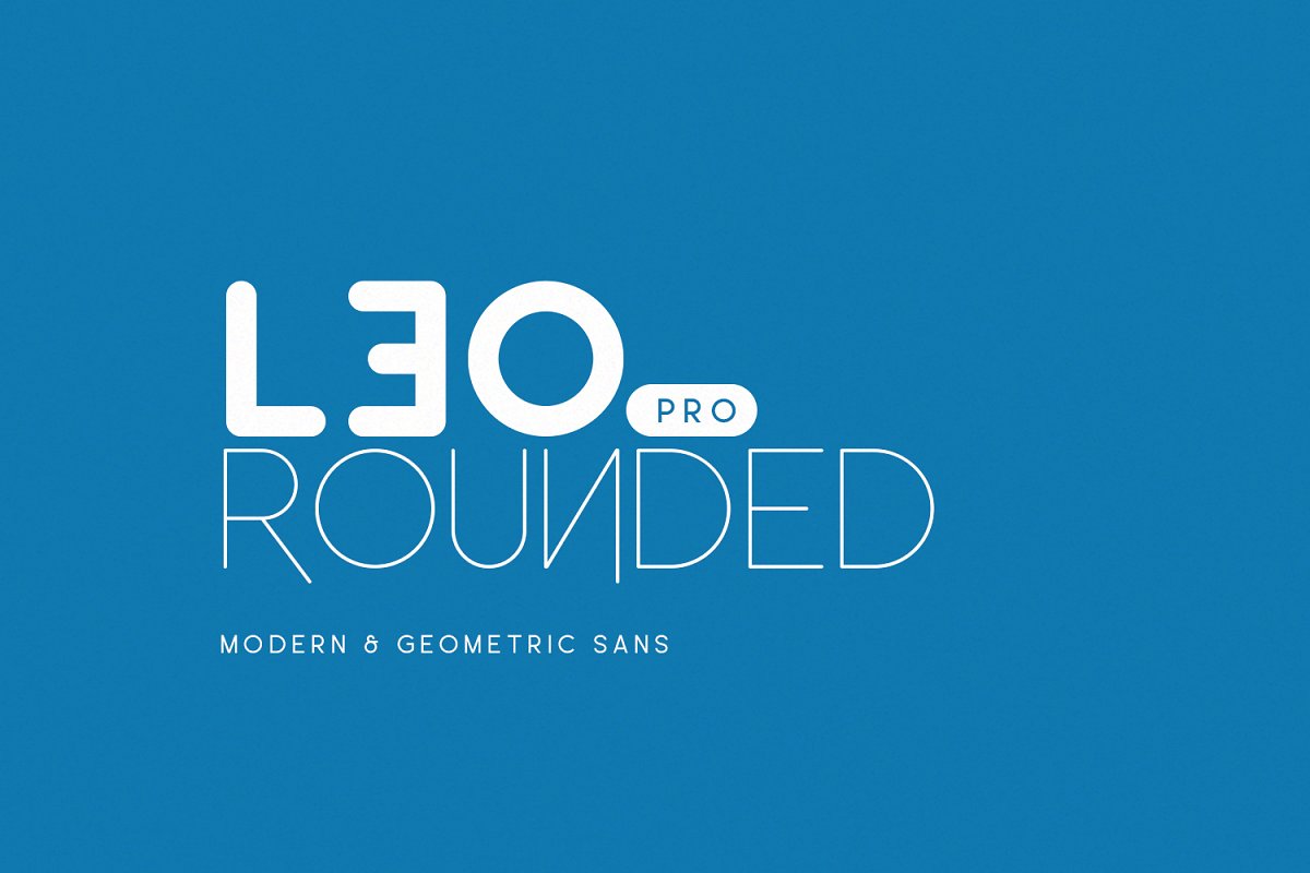 Leo Rounded Pro Heavy Font preview